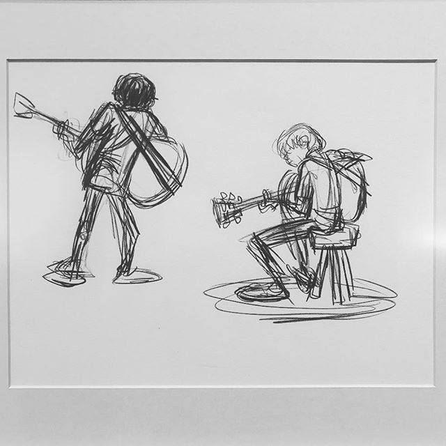 640x640 Coco - Guitar Player Sketch