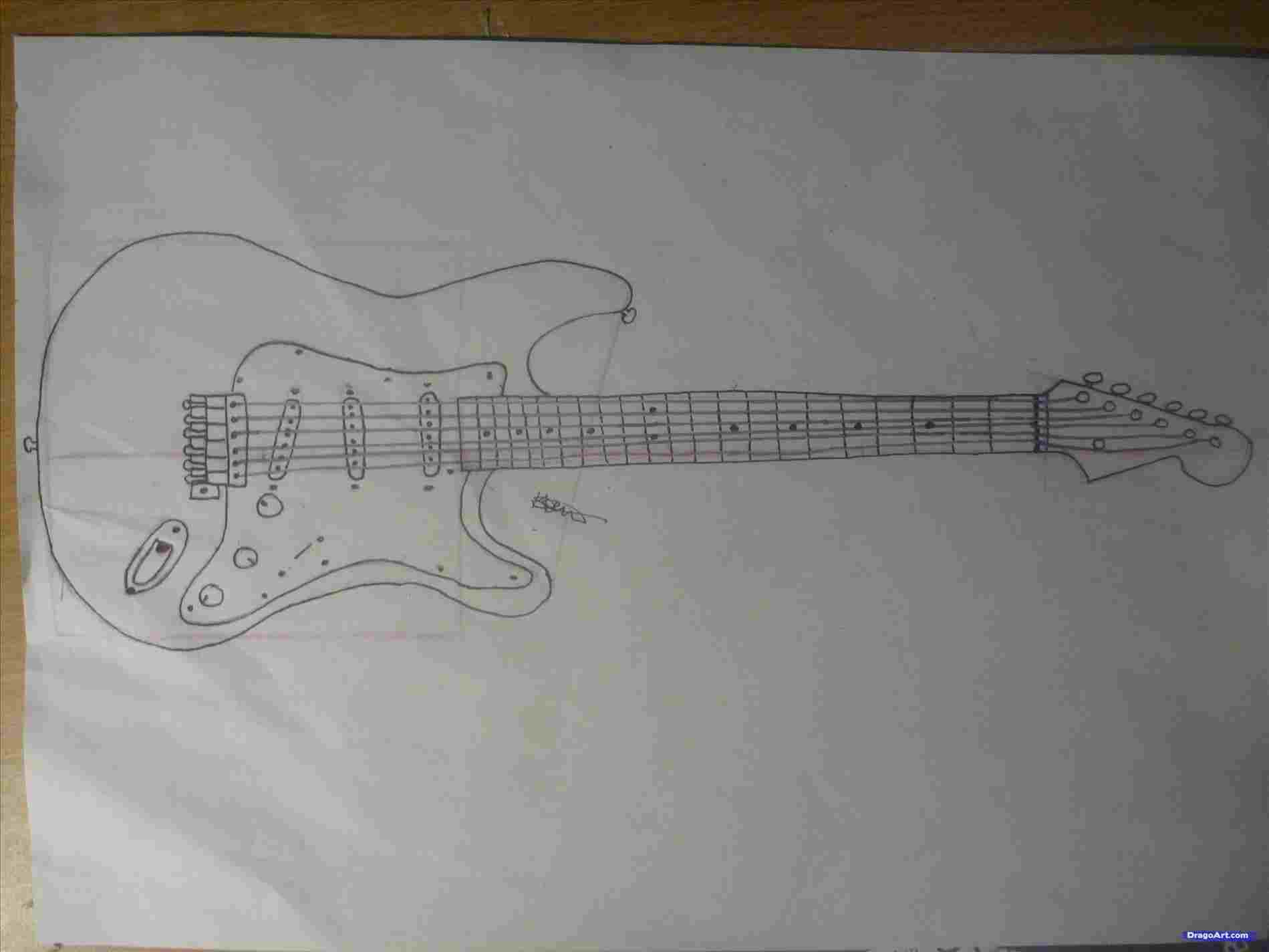 1899x1424 Guitar Sketching - Guitar Sketch Easy