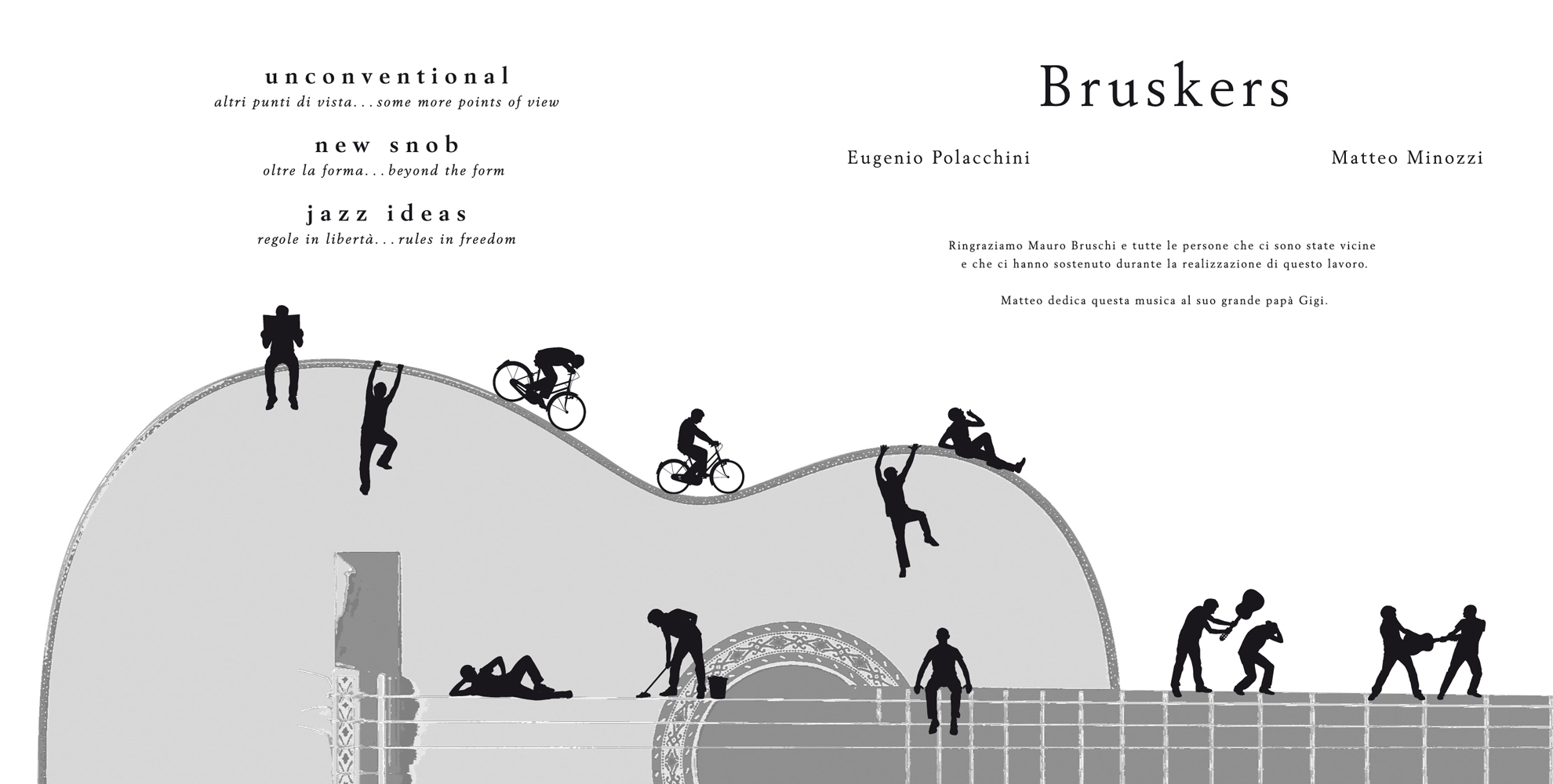 1980x1000 Guitar Sketchcd Bruskers Guitar Duo - Guitar Sketch Images