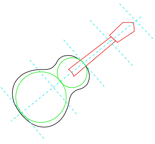 540x500 Acoustic Guitar Drawing - Guitars Sketch