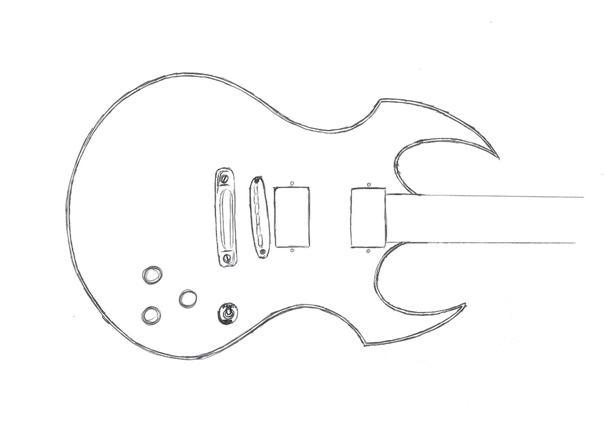 604x440 Affordable Custom Electric Guitars New Designs By Fireplant Guitars - Guitars Sketch