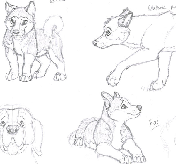 600x558 More Husky Sketches By Melted Gummy Bears - Gummy Bear Sketch