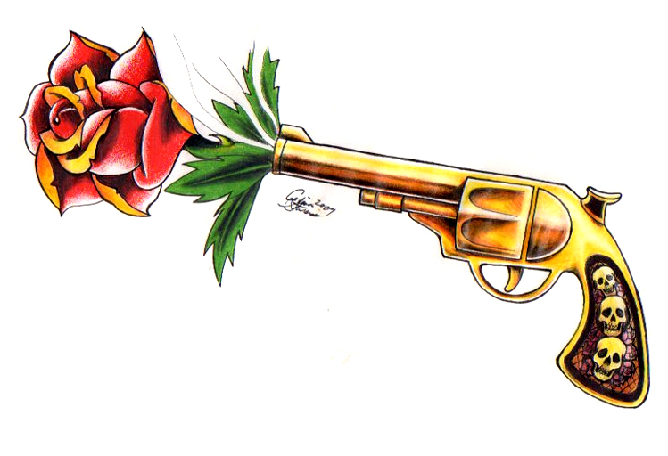 Guns And Roses Sketch at Explore collection of