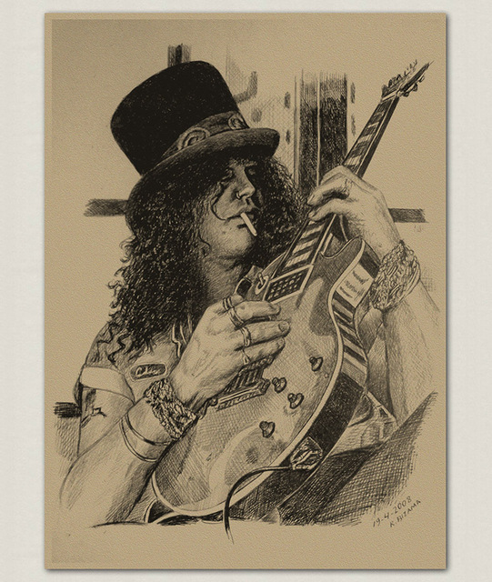 541x640 Pencil Sketch Guns And Roses Gnr Rock Music Band Classic Memory - Guns And Roses Sketch