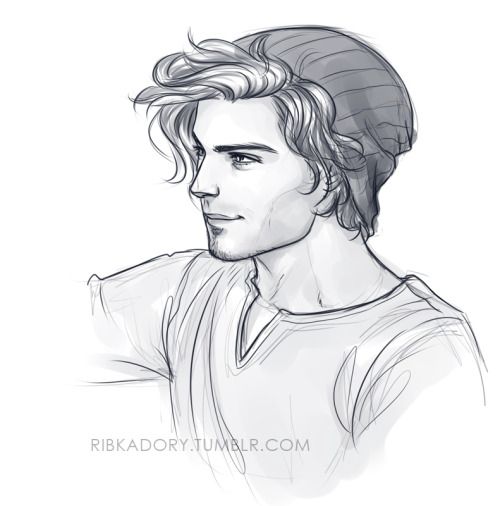 500x506 Ian Being A Cutie He Is 3 Drawings And Art - Guy Sketch