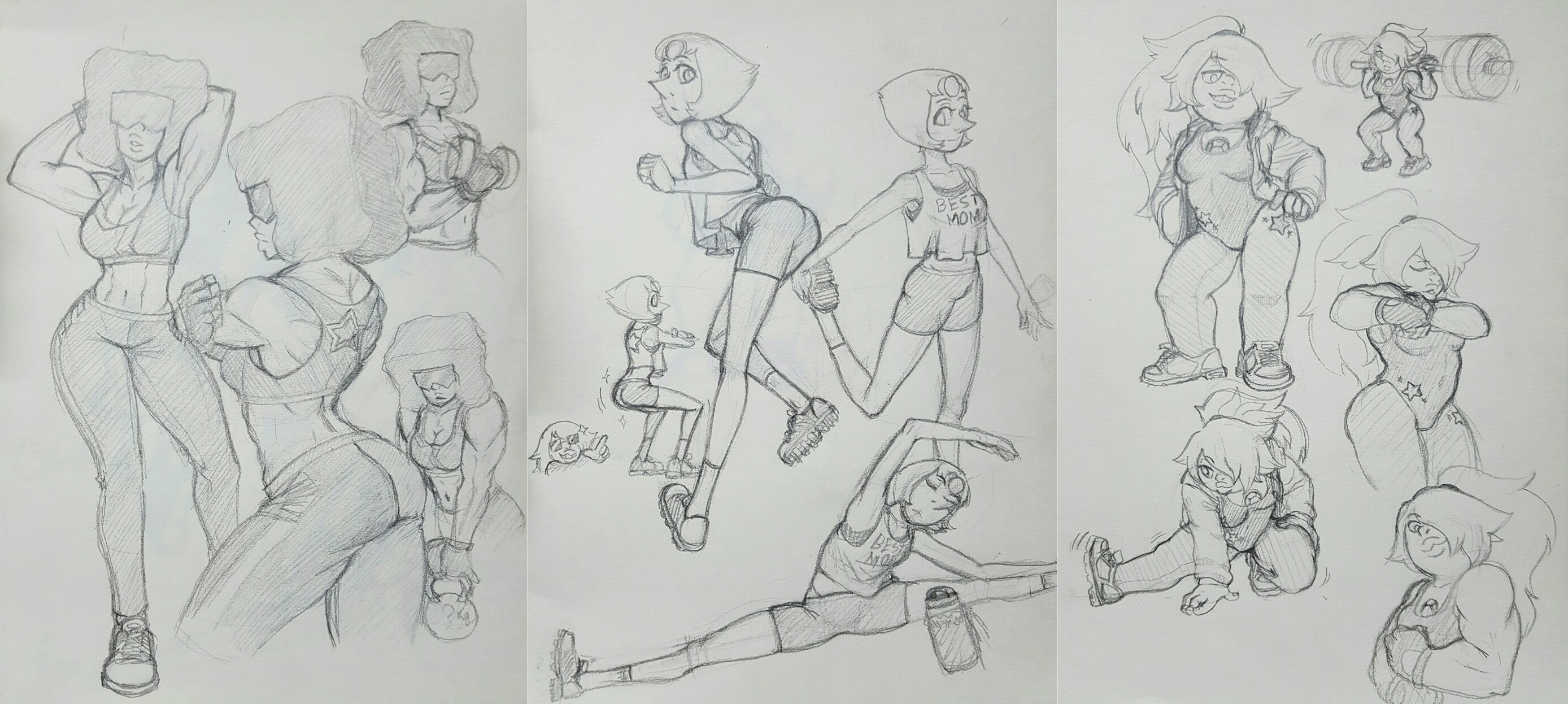 2776x1246 Gym Gems Steven Universe Know Your Meme - Gym Sketch