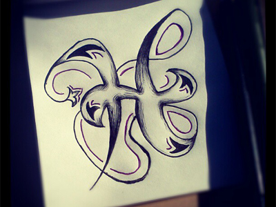 400x300 Letter H - H Sketch