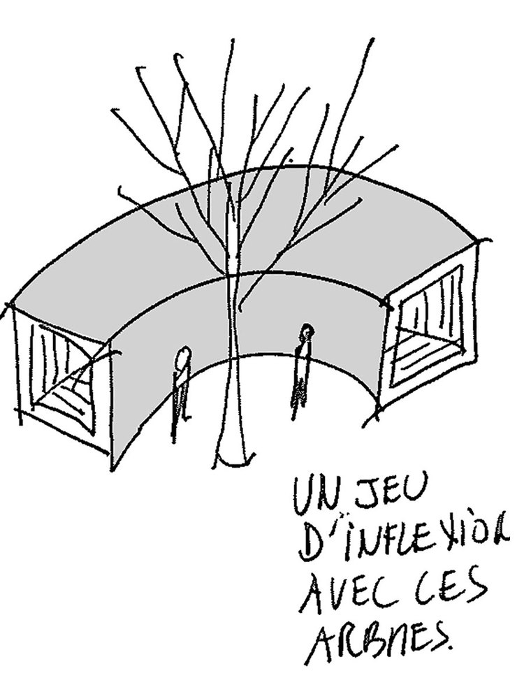 750x1000 Gallery Of 3 Pavilions Along The Seine River H2o Architectes - H2o Sketch