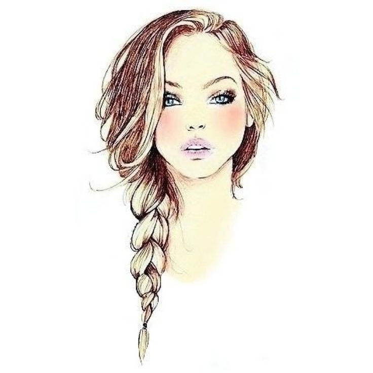 49 Top Photos Hair Braid Drawing / Beautiful drawing image 2151939