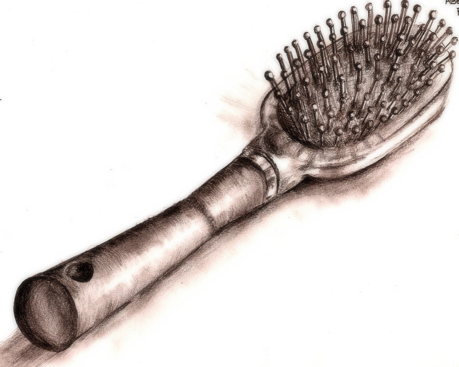 Hair Brush Sketch at Explore collection of Hair