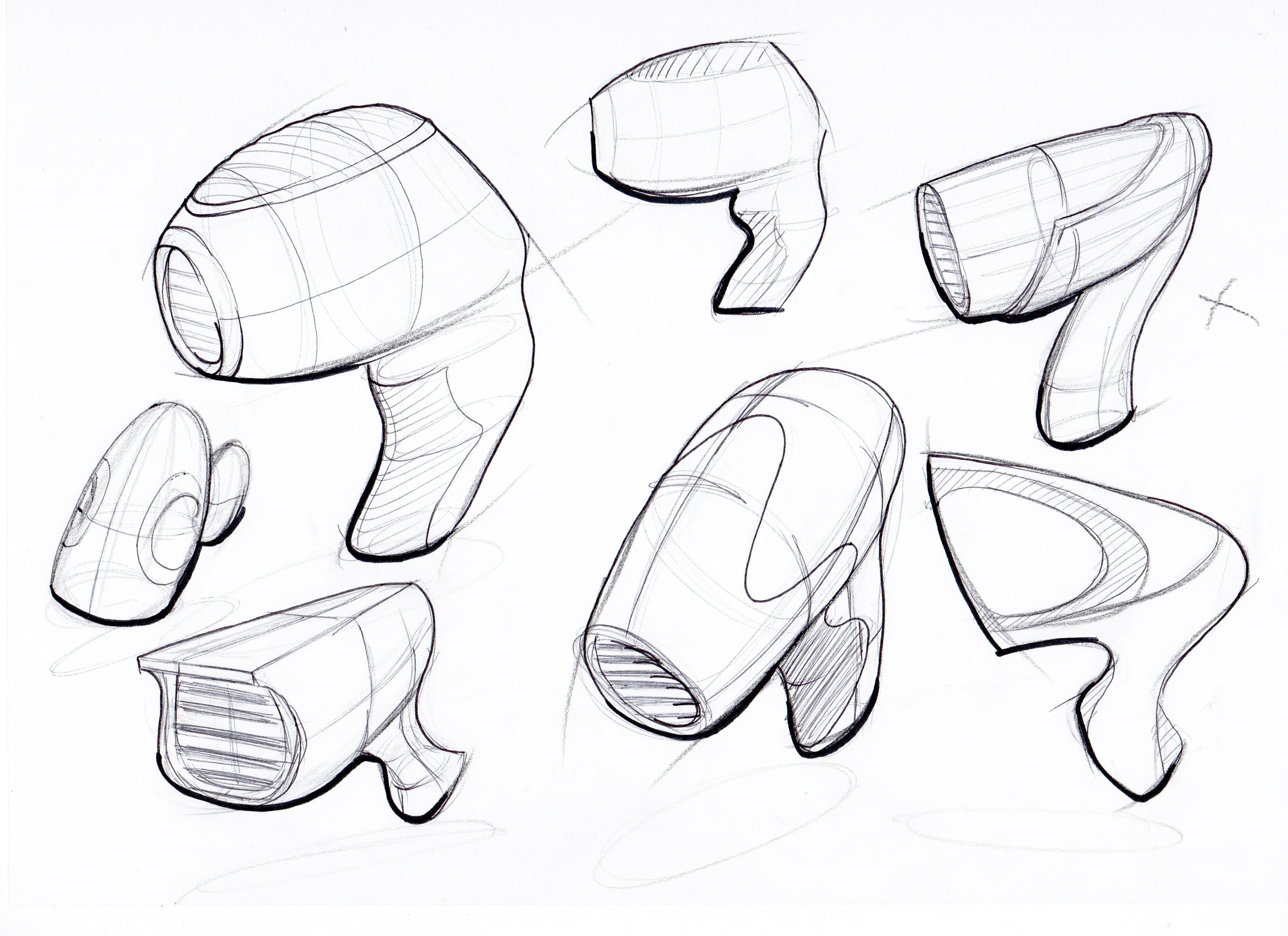 3509x2550 Hair Dryer Sketches Concept Cars Sketches, Hair - Hair Dryer Sketch