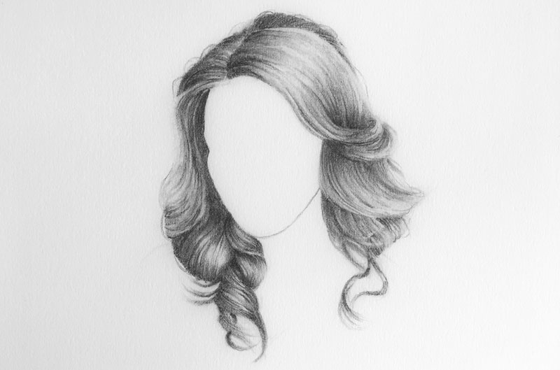 Hair Pencil Sketch At Paintingvalley Com Explore Collection Of