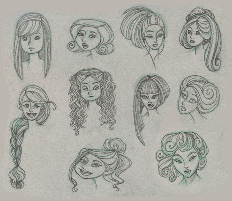 959x832 Hair Salon, Character Design Sketches3 By Snuapril01 - Hair Salon Sketch