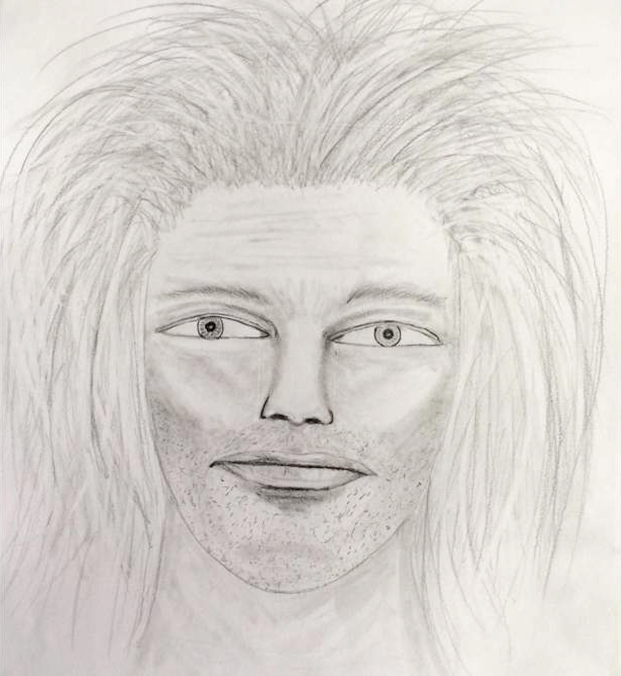 1224x1334 Who Do You See When You Look - Hair Sketch