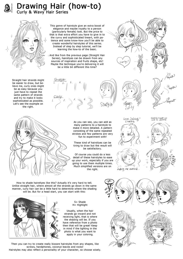 751x1063 Hair Sketch Tutorial - Hair Sketch Tutorial