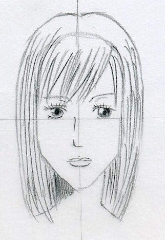 322x467 Draw Manga Hair Easily - Hair Sketches