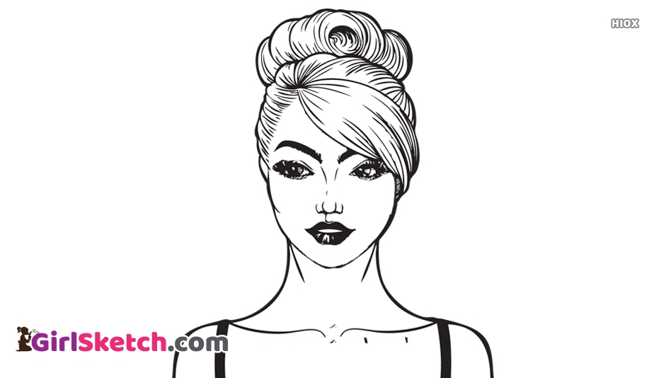 934x534 Girl Sketch Hairstyle Images - Hair Style Sketch