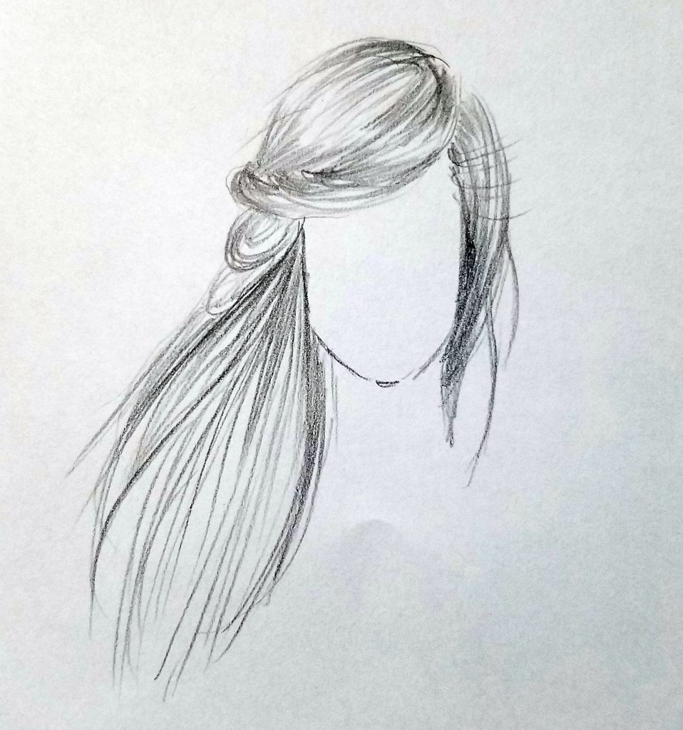  Hair Style Sketch at PaintingValley.com Explore collection of Hair 
