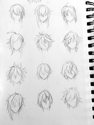 320x427 Hairstyles Drawings On Paigeeworld. Pictures Of Hairstyles - Hairstyle Sketches