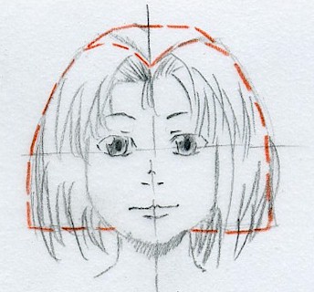 344x320 Draw Manga Hair Easily - Hairstyle Sketches