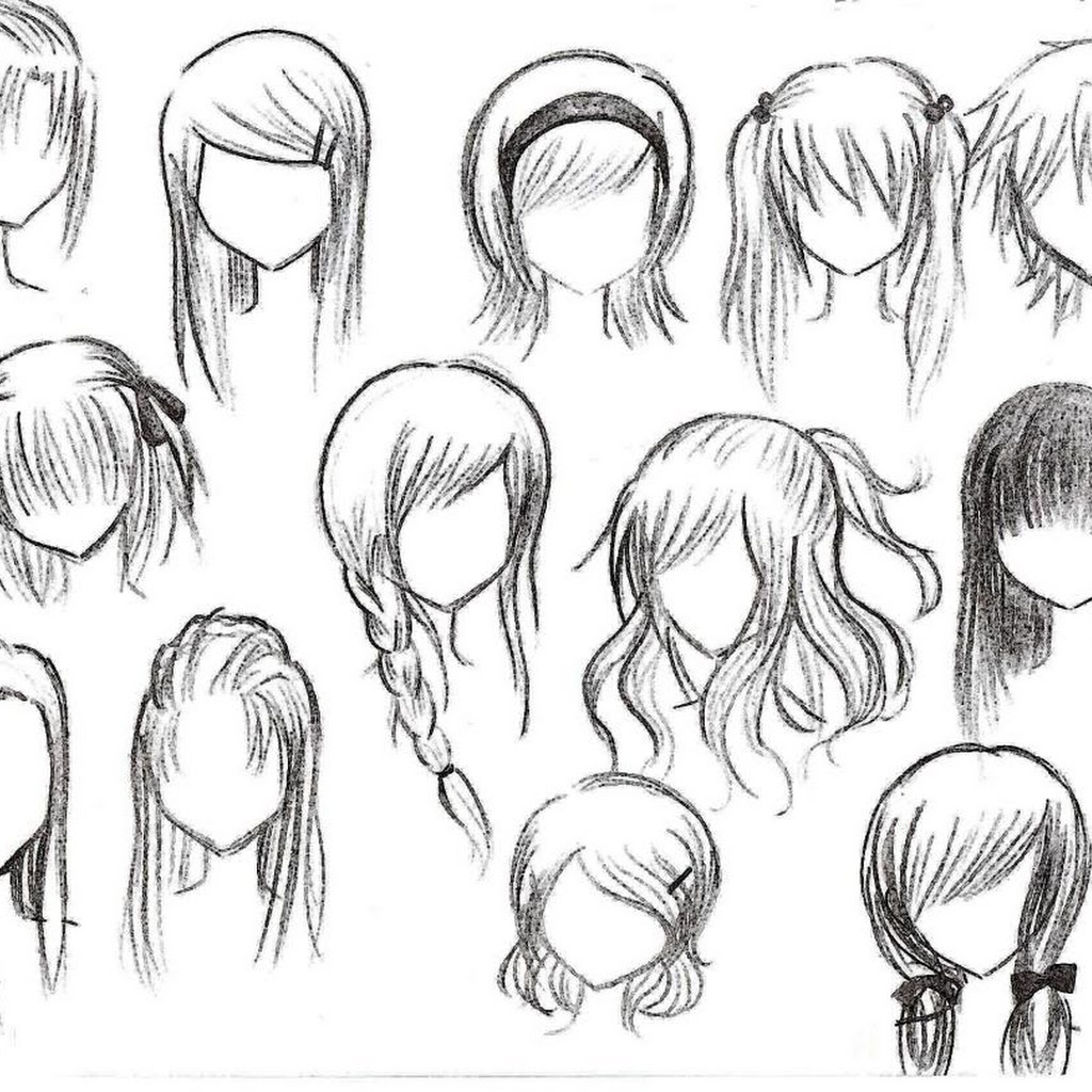 Hairstyles Sketch At Paintingvalley Com Explore Collection Of