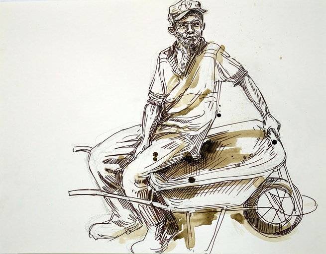 655x512 Paddle8 Untitled (Haiti Sketch - Haiti Sketch