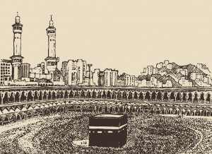 300x218 Hajj Lasting Impressions Sisters Magazine - Hajj Sketch