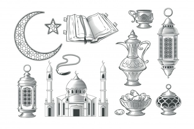 626x417 Hajj Vectors, Photos And Psd Files Free Download - Hajj Sketch