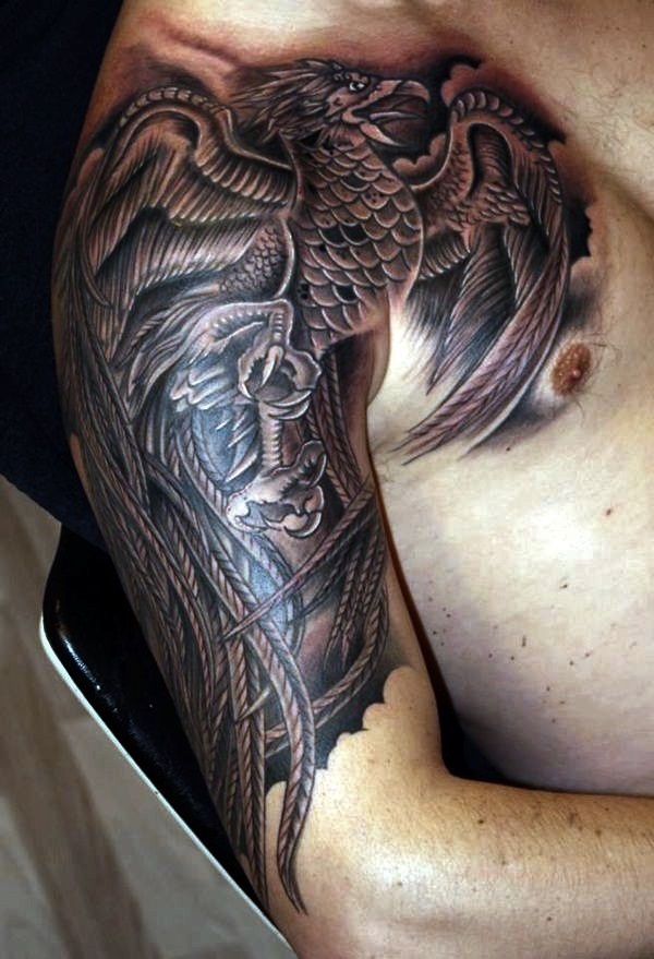 600x879 101 Catchy Half Sleeve Tattoos For Girls And Boys - Half Sleeve Tattoo Sketch