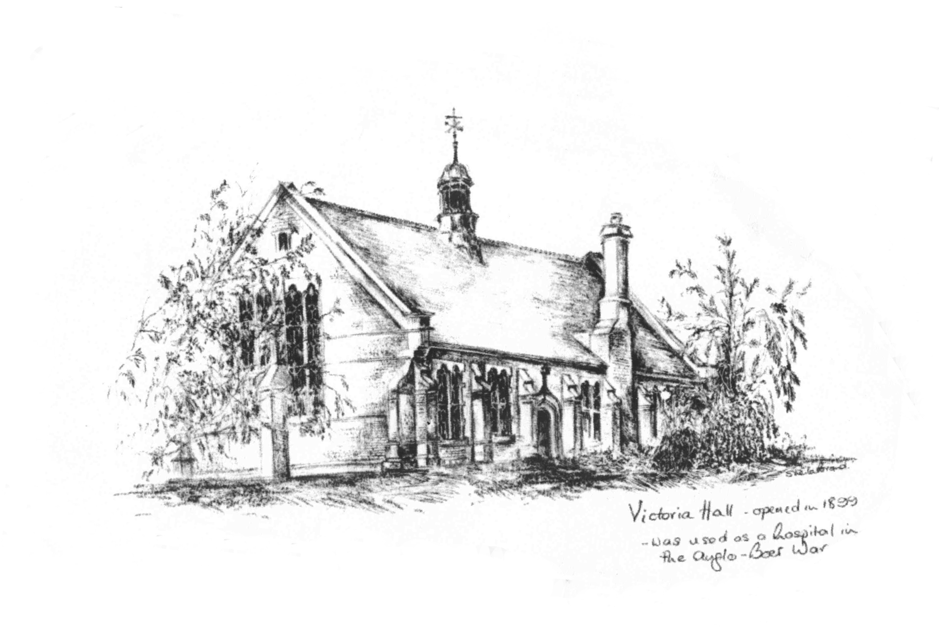 3050x2066 Filevictoria Hall Sketch.jpg - Hall Sketch