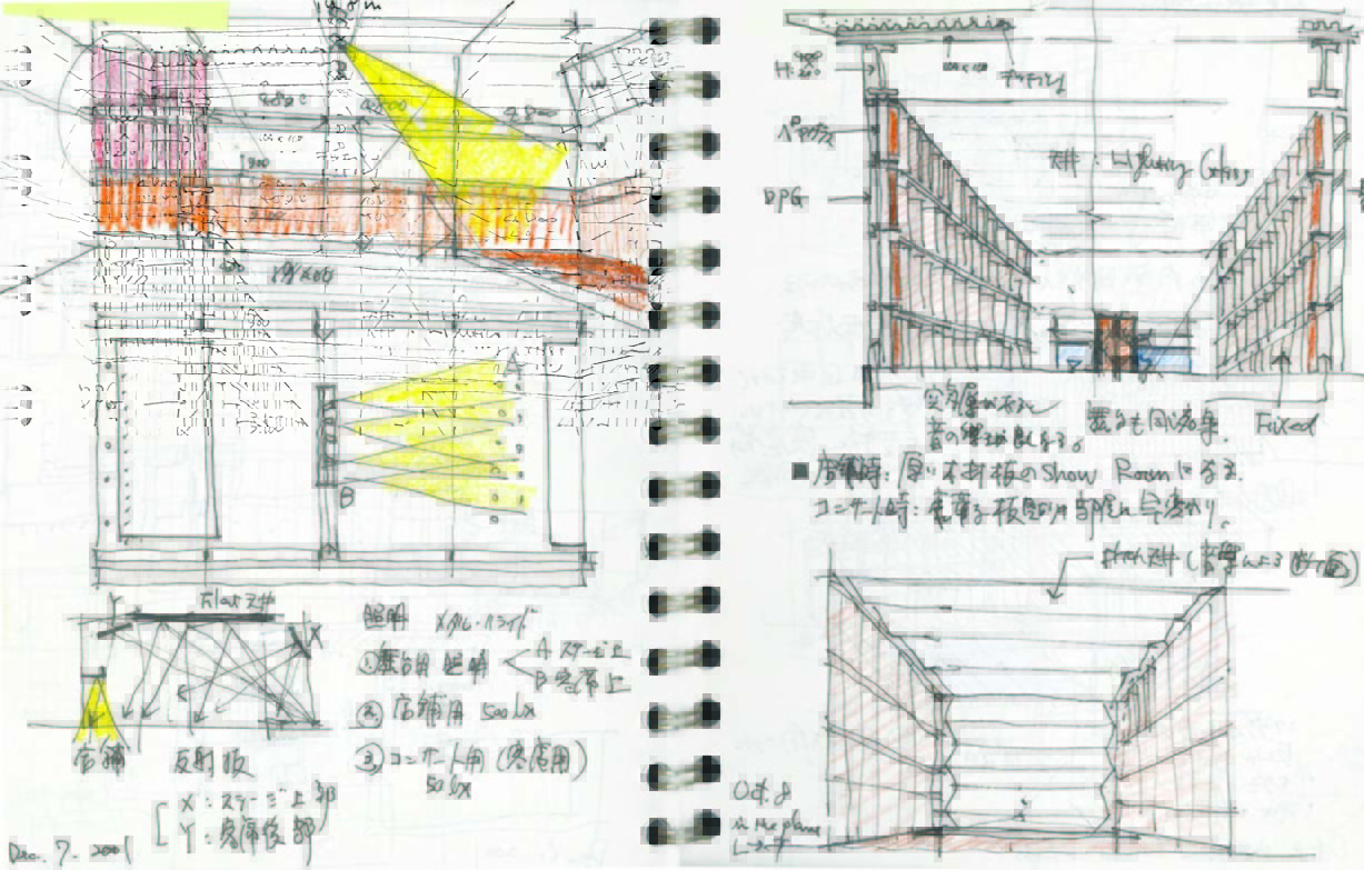 1227x783 Gallery Of Rokkatei Makomanai Hall Furuichi And Associates - Hall Sketch