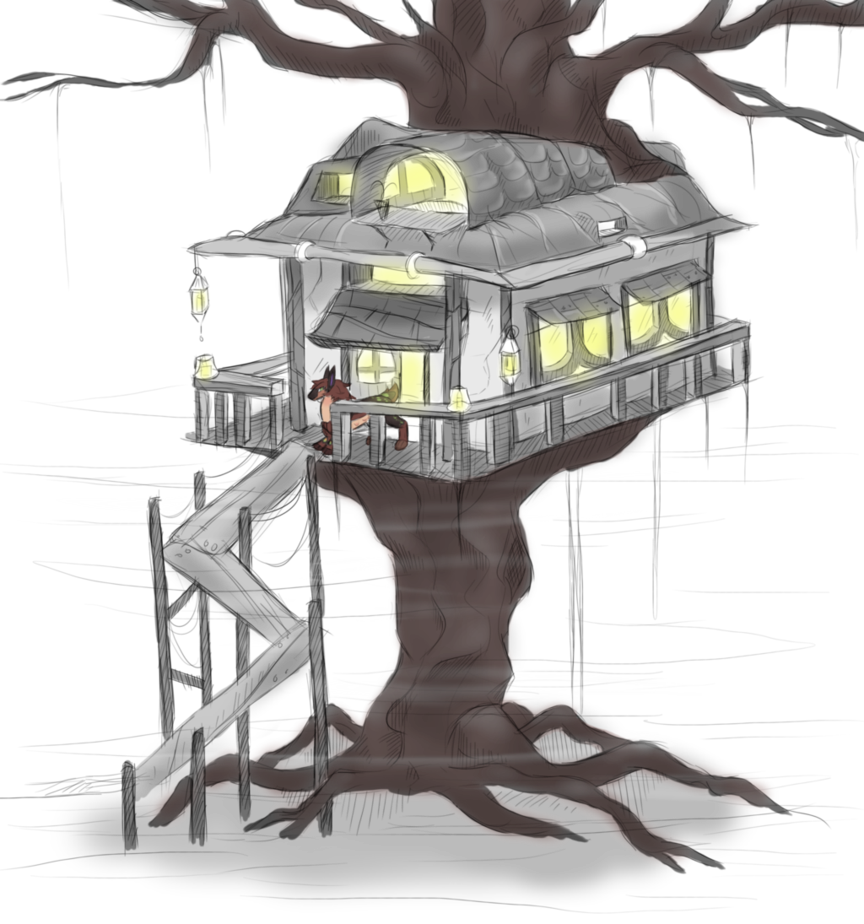 864x924 Dta Entry. Mami Halloween House 23 Sketch By Kitsunehebi On - Halloween House Sketch