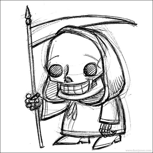 600x600 Halloween Is Coming! Dani Jones - Halloween Sketches