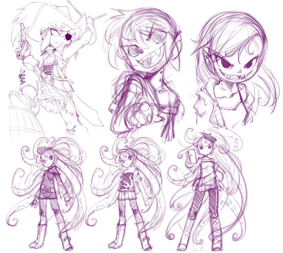 946x845 Halloween Sketches By Bleedman - Halloween Sketches