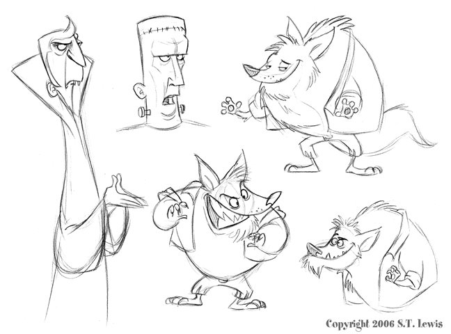 648x480 S.t. Lewis Halloween Sketches - Halloween Sketches