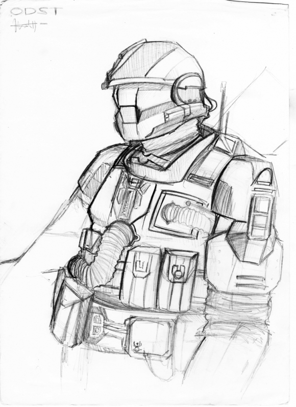 580x798 Halo 3 Odst Showoff Ip1 - Halo 3 Sketch