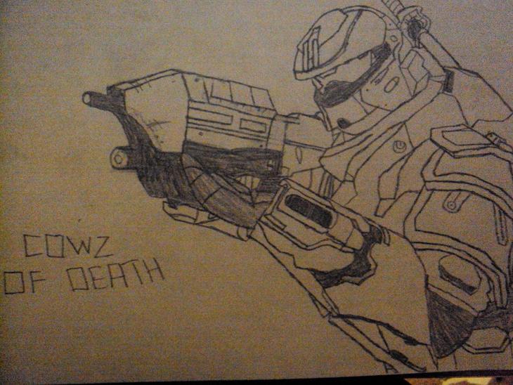 730x548 Halo 3 Rogue Armor Image - Halo 3 Sketch