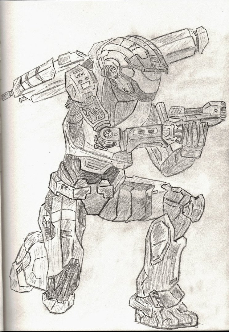 743x1076 Halo Reach Kat By Little Danny - Halo Reach Sketch