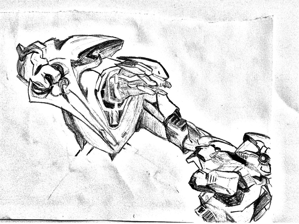 1032x774 Halo Reach Sketch By Scrimpyfour15 - Halo Reach Sketch