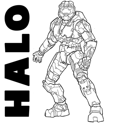 400x400 How To Draw Spartans From Halo With Easy Step By Step Drawing - Halo Spartan Sketch