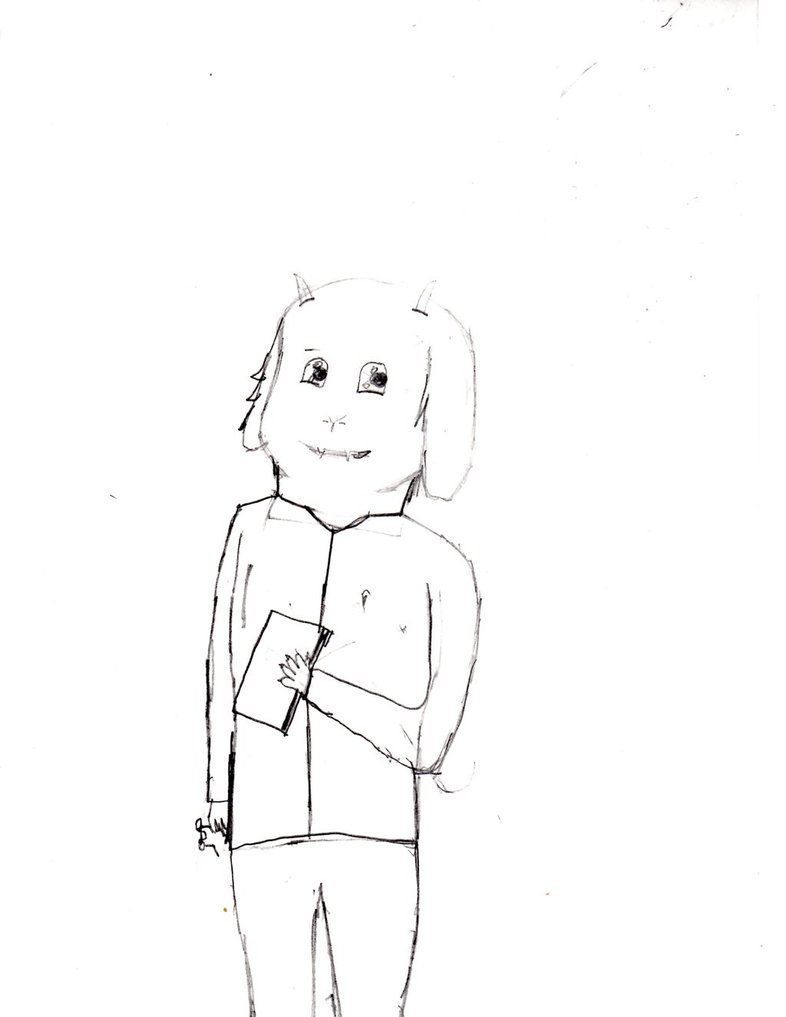 786x1017 Undertale Ham) Toriel Dreemurr (Sketch) By The Crazy Drawer On - Ham Sketch
