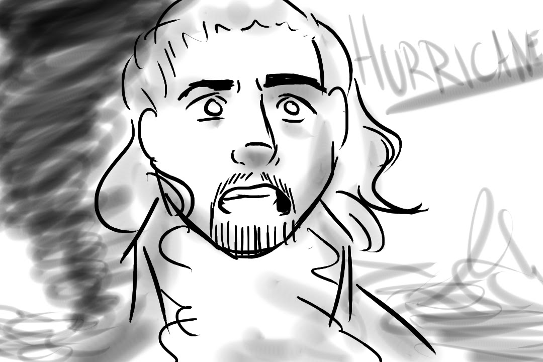 1080x720 Hurricane - Hamilton Sketch