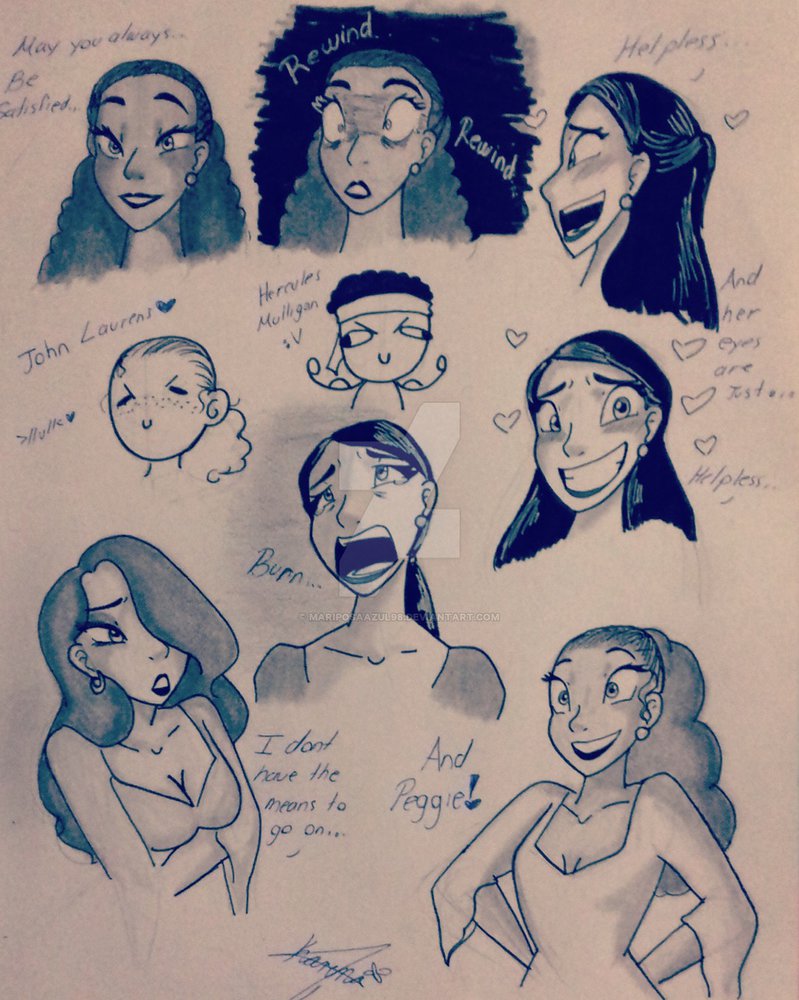 799x1000 More Hamilton Sketches By Mariposaazul98 - Hamilton Sketch