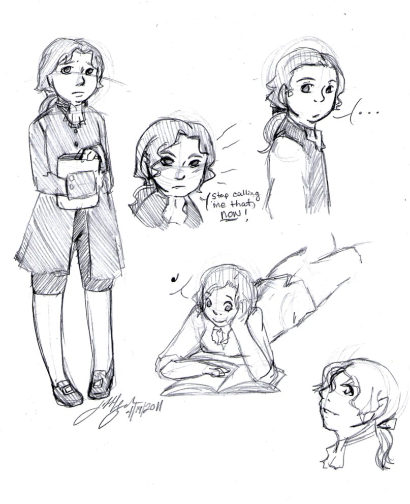 807x991 Young Hamilton Sketches By Alexander Rowe - Hamilton Sketch