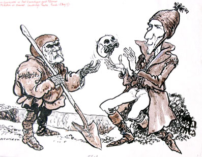 397x309 Sketches Ian Mckellen - Hamlet Sketch