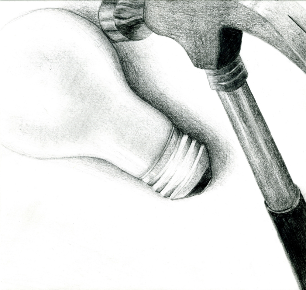 1007x953 Lightbulb Sketch - Hammer Sketch
