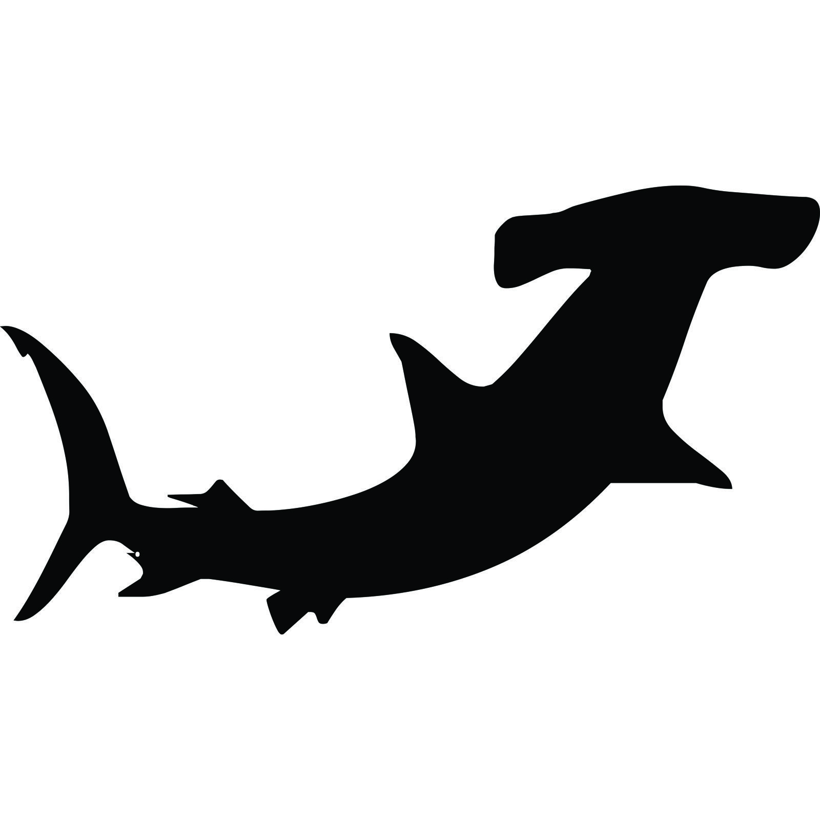 1600x1600 Images For Gt Hammerhead Shark Outline I Want This!! - Hammerhead Shark Sketch