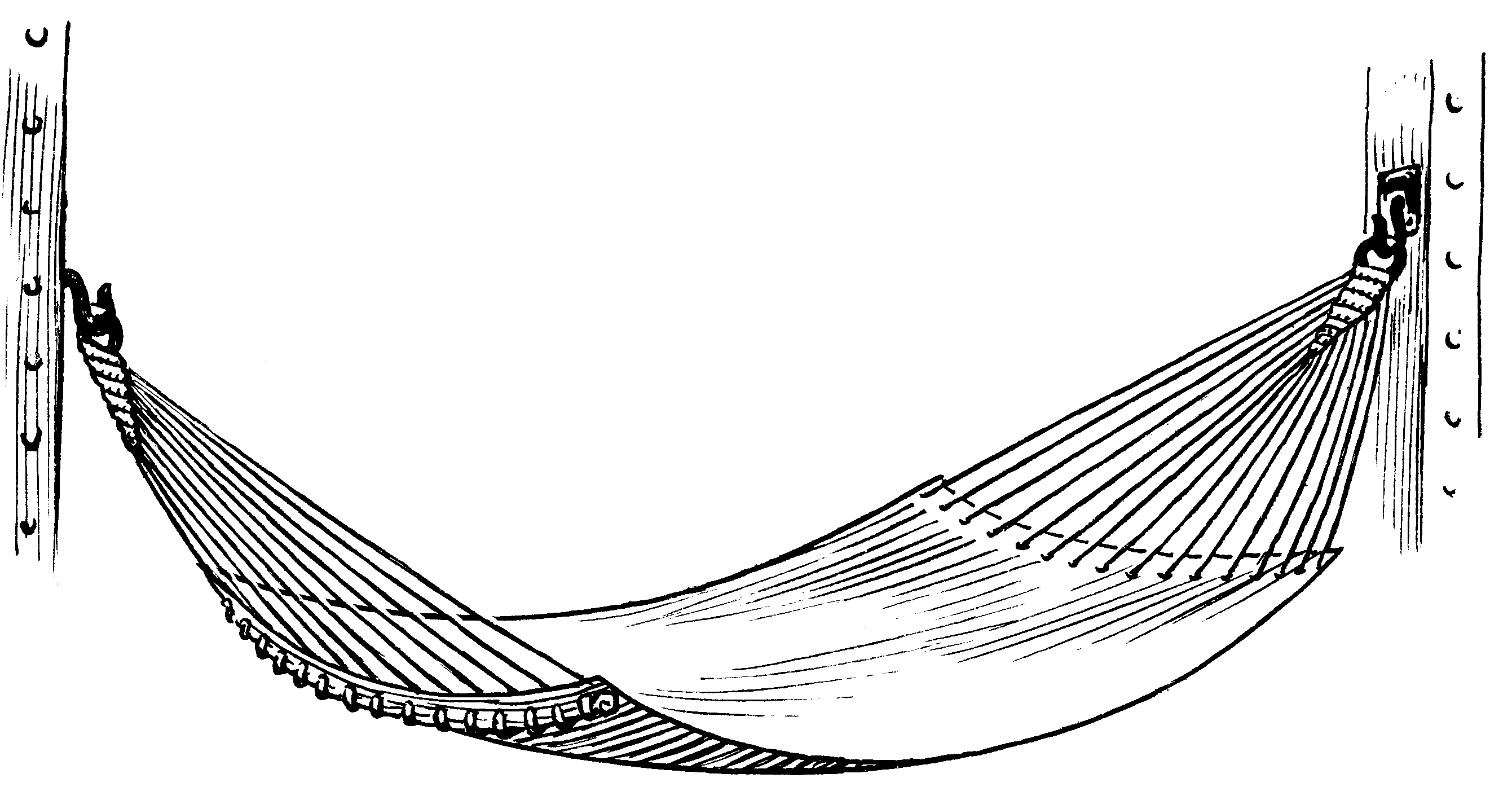 2681x1418 Hammock Drawing - Hammock Sketch