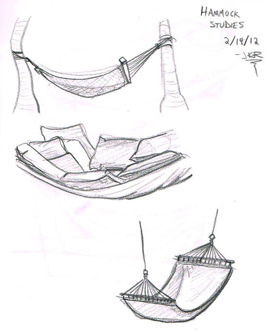 550x681 Hammock Drawings 01 Art Drawings, Art And Cute - Hammock Sketch