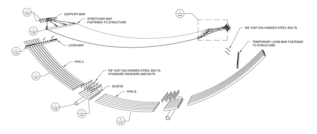 1070x452 The Big Hammock Studio Luz Architects - Hammock Sketch